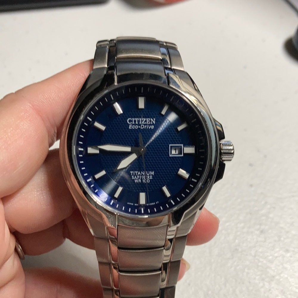 Citizen Eco-drive Titanium Sapphire watch